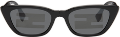 Черные солнцезащитные очки-багет Fendi