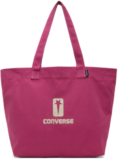 Розовая сумка-тоут с логотипом Converse Edition Hot Rick Owens DRKSHDW