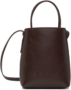 Темно-красная сумка Micro Sense Chloe