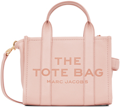 Розовый - Маленькая кожаная сумка-тоут Marc Jacobs
