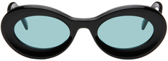 Черные солнцезащитные очки с ремешком LOEWE