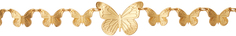 Золотой ремень Blumarine с бабочкой