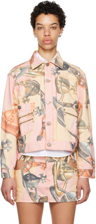 Розовая джинсовая куртка Marlene Vivienne Westwood