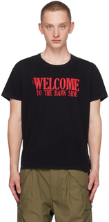 Черная футболка R13 «Добро пожаловать на темную сторону»