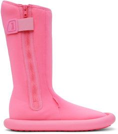 Розовые ботинки цвета морской волны Ottolinger Camper Edition