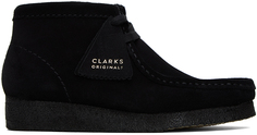 Черные ботинки Clarks Originals Wallabee