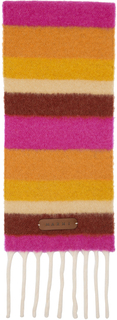 Разноцветный полосатый шарф Marni