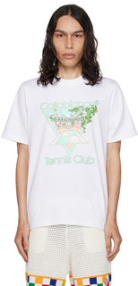 Белая футболка Tennis Club Icon Casablanca