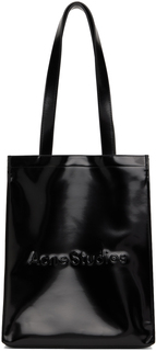 Черная сумка-тоут на плечо с логотипом Acne Studios