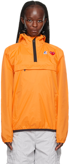 Оранжевая куртка COMME des GARCONS PLAY K-Way Edition Leon Comme des Garçons