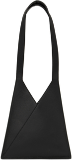 Черная сумка-тоут с треугольниками (6 штук) MM6 Maison Margiela