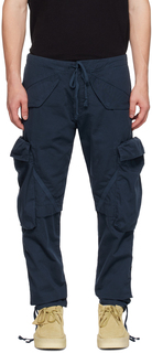 Темно-синие брюки карго 34 GL Greg Lauren