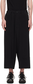 Черные укороченные брюки Yohji Yamamoto