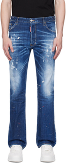 Темно-синие джинсы Bootcut Dsquared2