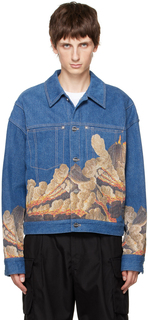 Синяя джинсовая куртка Volcano Wooyoungmi