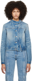 Синяя джинсовая куртка с крючками Светло-песочный Y/Project