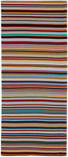 Разноцветный шарф в фирменную полоску Paul Smith
