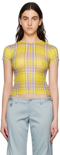 Желтая мини-футболка Miaou