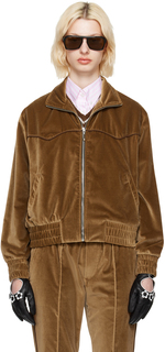 Светло-коричневая куртка на молнии Ernest W. Baker