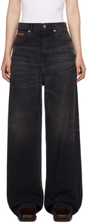 Черные широкие джинсы Martine Rose