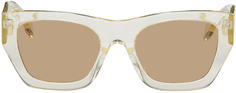 Желтые солнцезащитные очки Roma Fendi