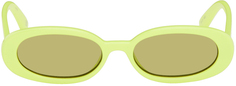 Желтые солнцезащитные очки Outta Love Le Specs