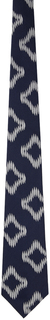 Темно-синий галстук с бриллиантами Comme des Garçons