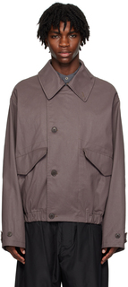 Пурпурная куртка свободного кроя LEMAIRE