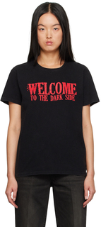 Черная футболка R13 «Добро пожаловать на темную сторону»