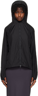 Черная асимметричная куртка на молнии POST ARCHIVE FACTION (PAF)