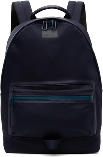 Темно-синий рюкзак с логотипом PS by Paul Smith