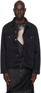 Черная джинсовая куртка с прошивкой Y/Project