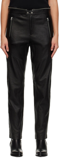 Черные кожаные мото брюки rag &amp;bone Sedona rag &amp; bone
