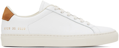 Общие проекты Белые низкие кроссовки в стиле ретро Common Projects