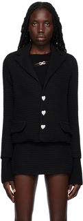 Черная куртка с сердечком MACH &amp; MACH