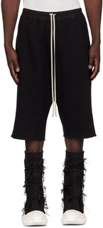 Черные шорты на кулиске Rick Owens DRKSHDW