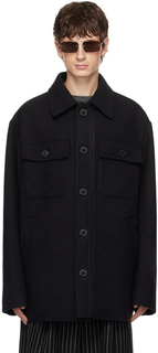 Черная куртка с вентиляцией Dries Van Noten