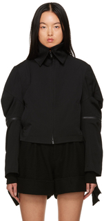 Черная куртка на шнуровке Yohji Yamamoto