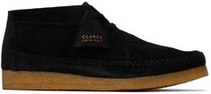 Черные ботинки дезерты Clarks Originals Weaver