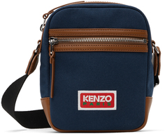 Темно-синяя сумка Paris Explore Kenzo