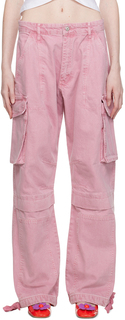 Moschino Jeans Розовые джинсы-карго