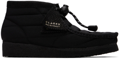 Черные ботинки дерби Clarks Originals Wallabee