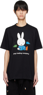 Черная футболка Miffy Footwear Pop Trading Company