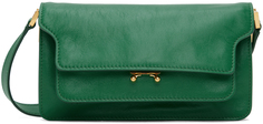 Зеленая сумка-сундук Агат Marni