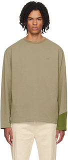 Зеленая футболка с длинным рукавом EP.4 01 XLIM