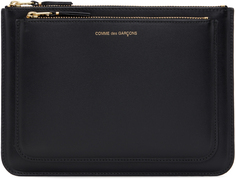 Черная большая сумка с внешним карманом Comme des Garçons