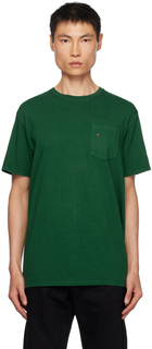 Зеленая футболка с карманом Spartan Noah