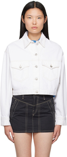 Белая джинсовая куртка Isabel Marant Etoile Tadia