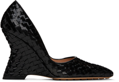 Черные туфли на каблуке «Комета» Bottega Veneta