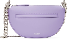 Фиолетовая мини-сумка Olympia Burberry